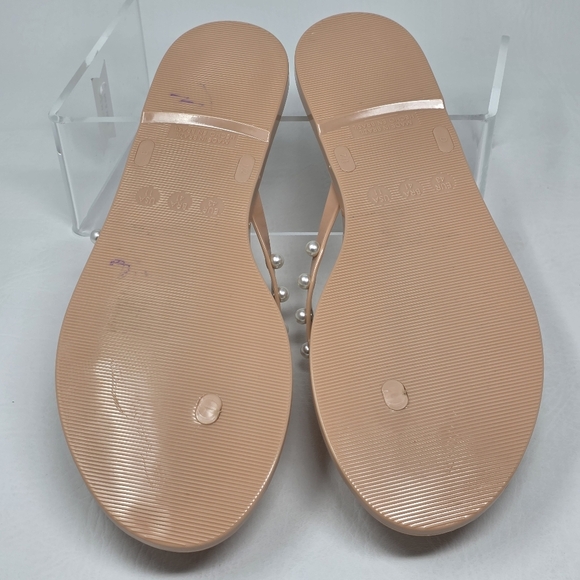 Stuart Weitzman Goldie Jelly  Pearl Embellished Sandals Women’s Size 11 New - Picture 9 of 9